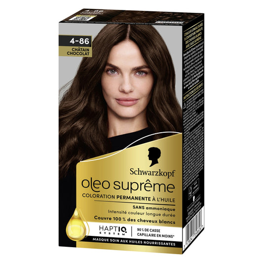 Permanent Coloration 4-86 Deep Chestnut SCHWARZKOPF OLEO SUPREME
