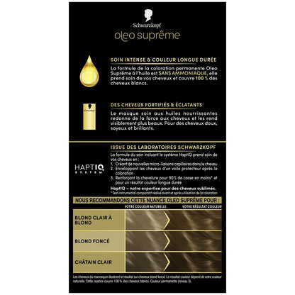 Coloration Permanente 6-10 Blond Foncé Sans Ammoniaque Oleo Supreme SCHWARZKOPF