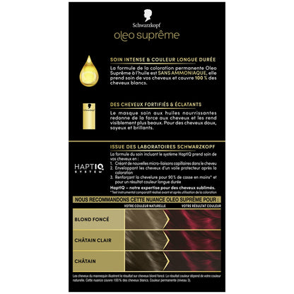 Coloration Permanente 5-92 Rouge Éclatant Sans Ammoniaque Oleo Supreme SCHWARZKOPF 