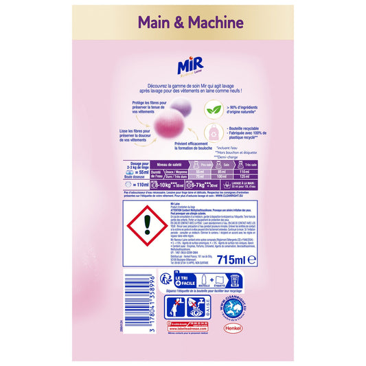 MIR Wool Reviver Liquid Laundry Detergent