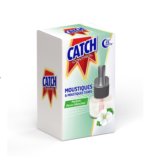Anti-Moustique Recharge Liquide Anti-Moustique Parfum Fleurs Blanches Protection 45 Nuits CATCH la recharge