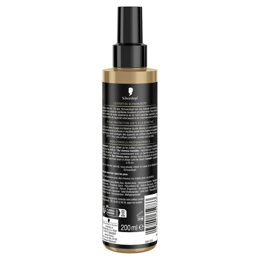 SCHWARZKOPF Keratin Thermoprotective Hair Protection Spray 230°C