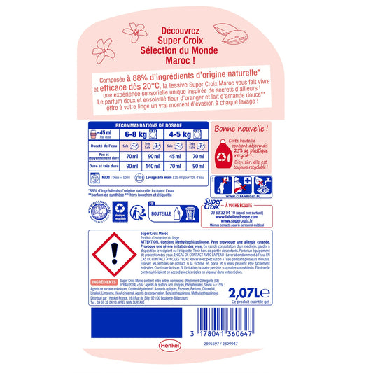 Moroccan Orange Blossom Liquid Laundry Detergent SUPER CROIX