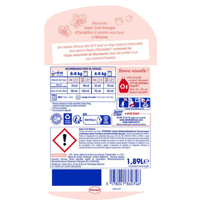 Malaysian Aromatherapy Liquid Laundry Detergent SUPER CROIX
