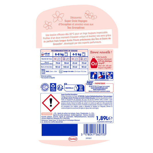 Terres d'Exception Grenadines Super Croix Liquid Laundry Detergent