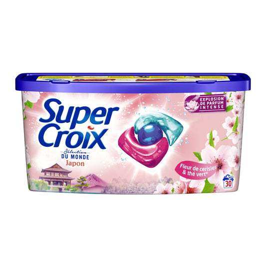 Japan Cherry Blossom SUPER CROIX Capsule Laundry Detergent