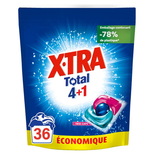 Detergent Capsule Trio Caps Total 4+1 X-TRA