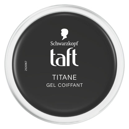 Gel Coiffant Fixation Forte Résistance Humidité Effet Titane Taft SCHWARZKOPF