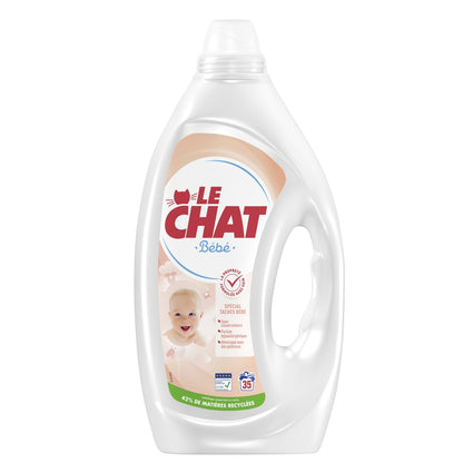 Lessive liquide Bébé Peaux Sensibles LE CHAT 