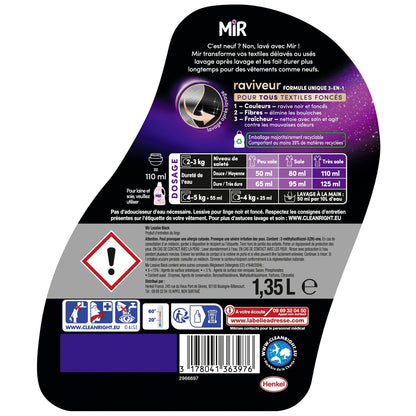 Lessive Liquide Raviveur Noir MIR