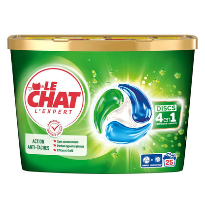 LE CHAT 4-in-1 Anti-Stain Discs Laundry Detergent Capsules