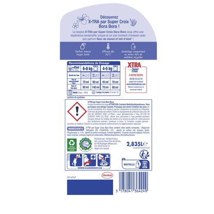 Lessive liquide Bora bora Fleur de monoi et Lait d'aloe SUPER CROIX 