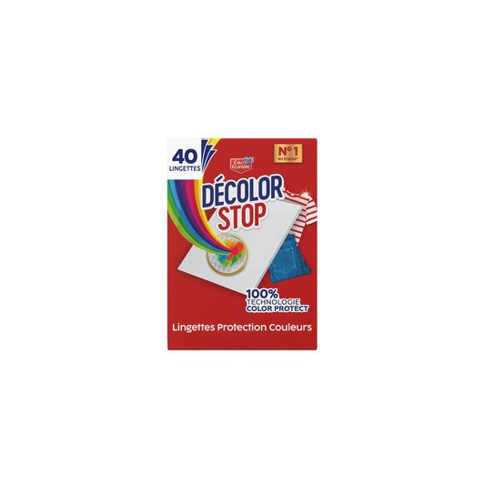 Lingettes Protection Couleurs DECOLOR STOP la boite de 40 pièces
