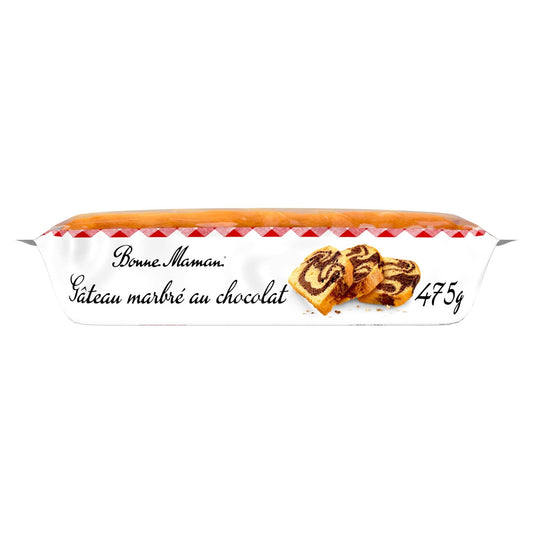Gâteaux Marbré au Chocolat Pur Beurre BONNE MAMAN la barre de 475g