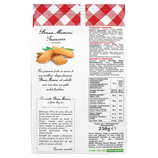 BONNE MAMAN Almond Financial Cakes