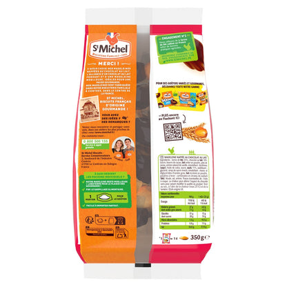 Madeleines Nappées Chocolat ST MICHEL