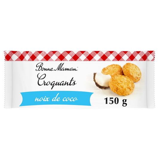 Biscuits Croquants Noix de Coco BONNE MAMAN le paquet de 14 biscuits de 150g