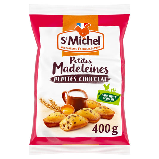 Madeleines aux Pépites de Chocolat ST MICHEL le sachet de 400g