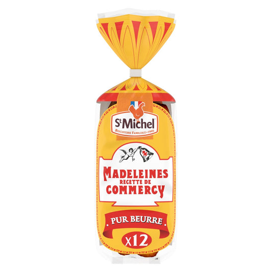 Madeleines Pur Beurre Recette de Commercy ST MICHEL le sachet de 300g