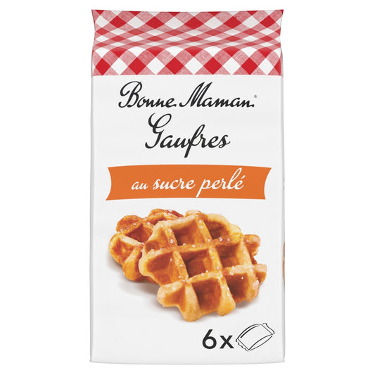 Gaufres au Sucre Perlé BONNE MAMAN les 6 gaufres de 50g