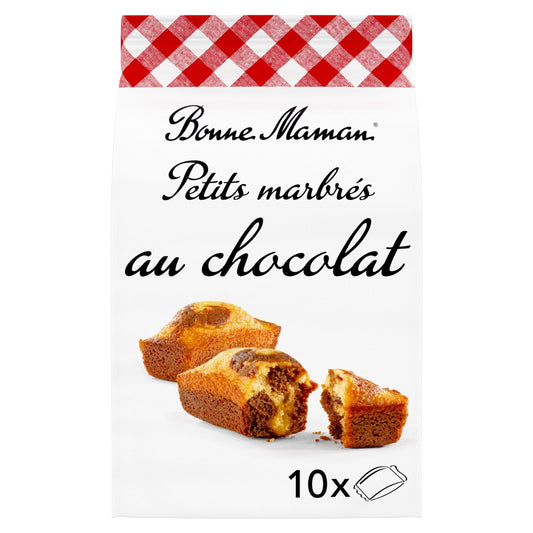 Gâteaux Petits Marbrés au Chocolat BONNE MAMAN le paquet de 10 gâteauc de 300g