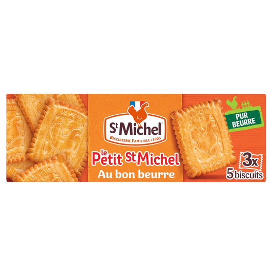 Biscuits le Petit St Michel Petit Beurre ST MICHEL la boîte de 3x5 biscuits de 180g