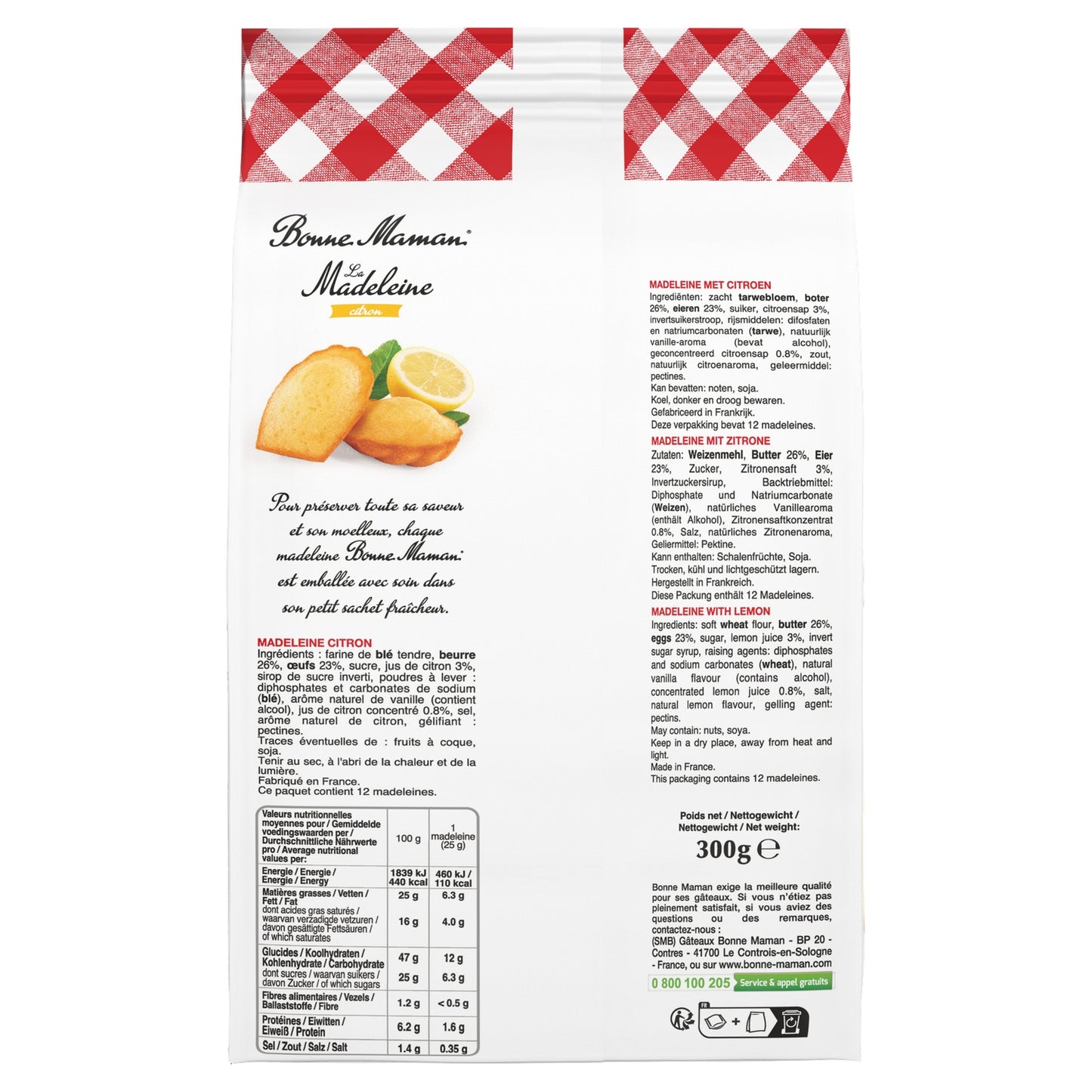 BONNE MAMAN Zitronen-Madeleines