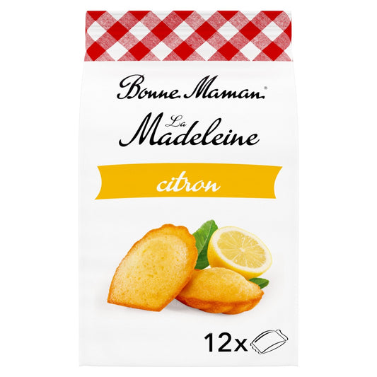 Madeleines Citron BONNE MAMAN le sachet de 12 madeleines de 300g