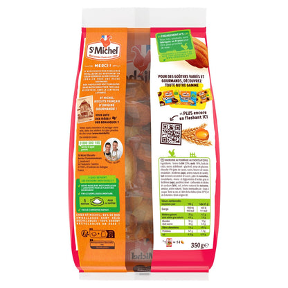 Herzförmige Madeleines mit guter Schokolade von ST MICHEL