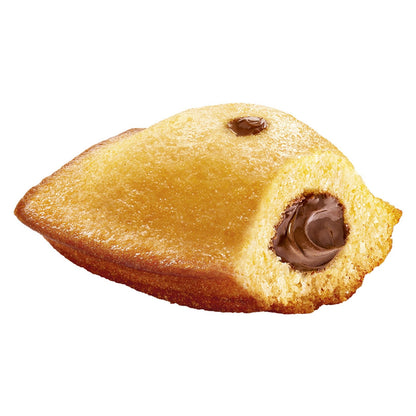 Herzförmige Madeleines mit guter Schokolade von ST MICHEL