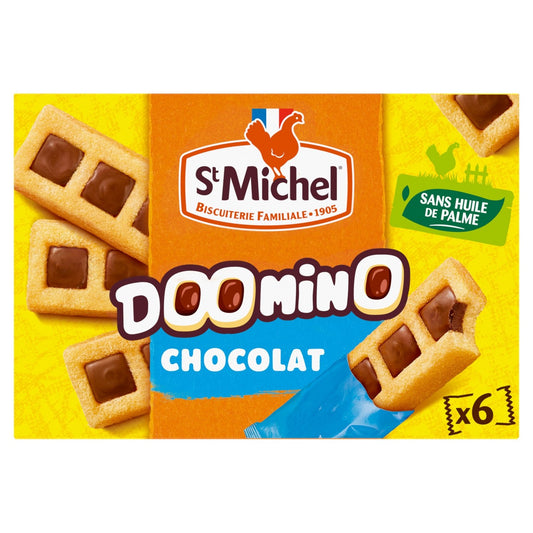 Gâteaux Doomino Chocolat ST MICHEL le paquet de 6 gâteaux de 180g