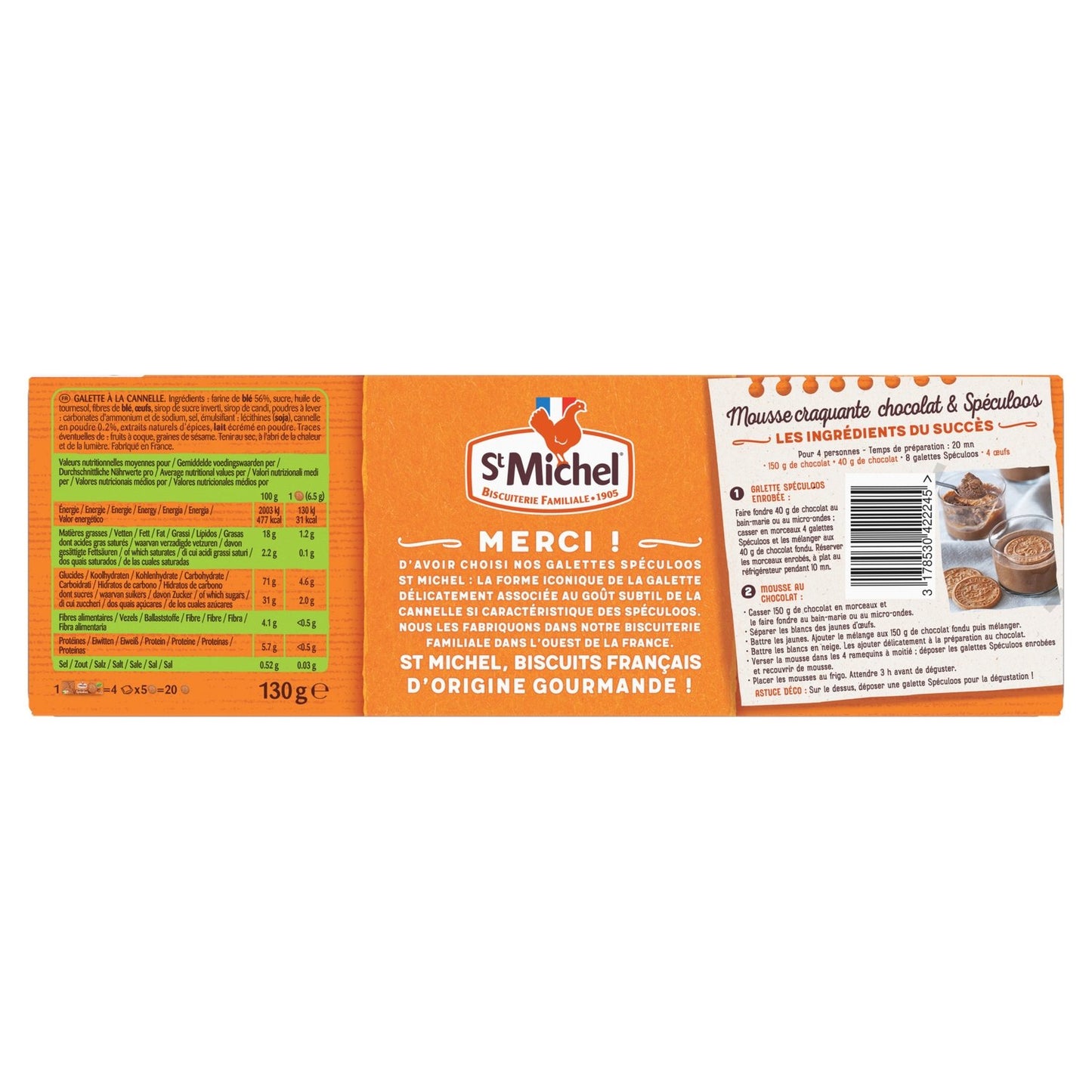 Biscuits Galettes Spéculoos ST MICHEL