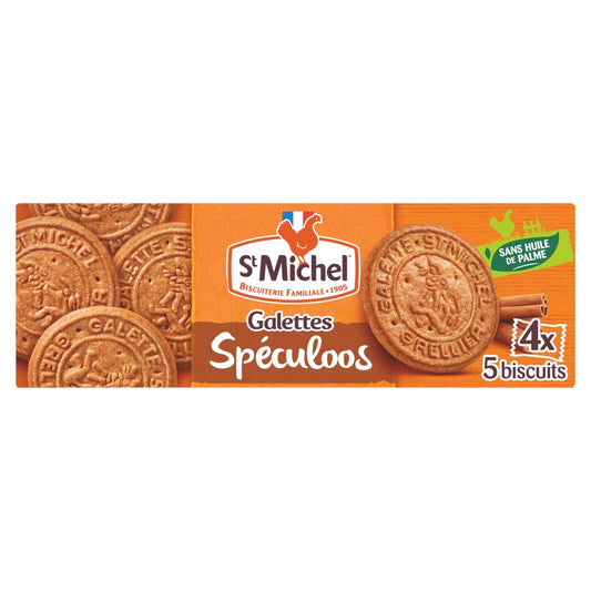 Biscuits Galettes Spéculoos ST MICHEL le paquet de 4x5 biscuits de 130g