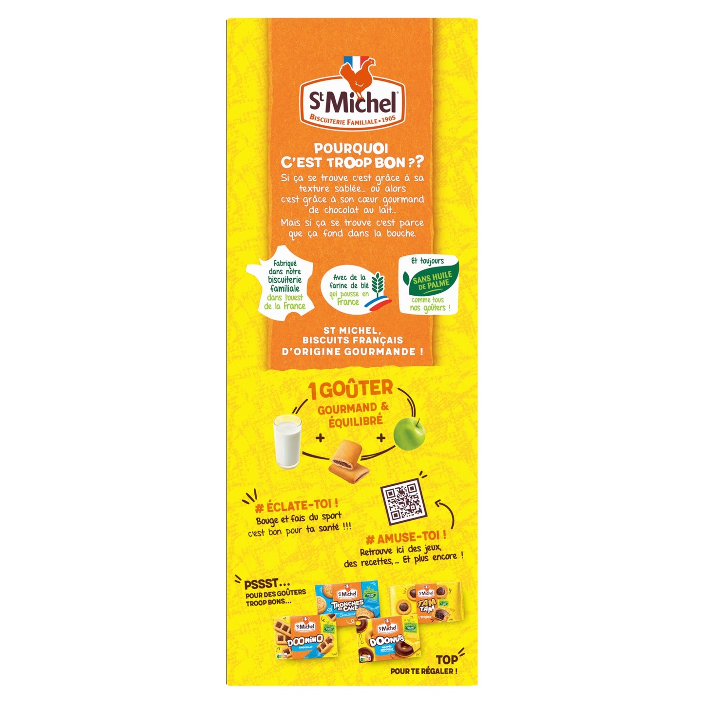 Biscuits Chocolat au Lait Chocorico ST MICHEL