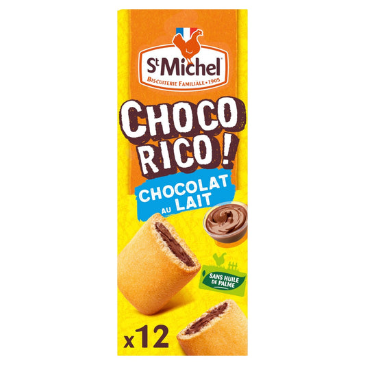 Biscuits Chocolat au Lait Chocorico ST MICHEL le paquet de 12 biscuits de 225g