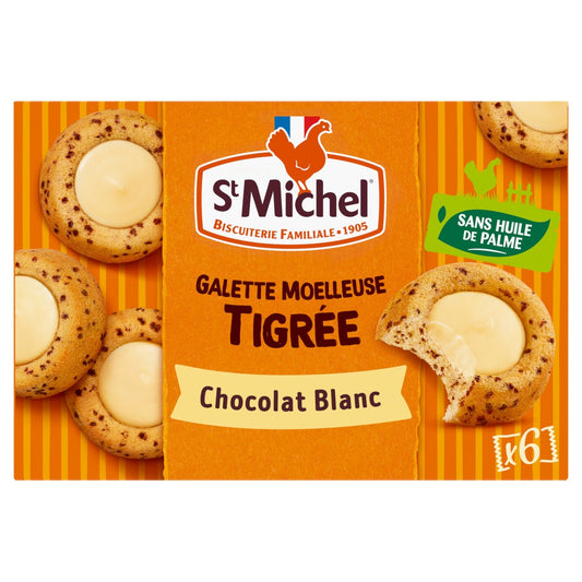 Soft Tiger Cakes with White Chocolate Heart ST MICHEL