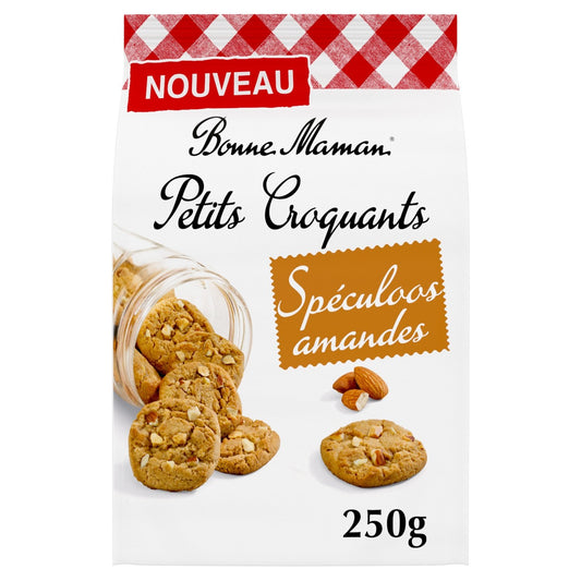 Biscuits Petits Croquants Spéculoos Amande BONNE MAMAN le sachet de 24 biscuits de 250g