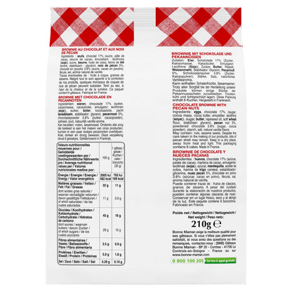 Brownie Chocolat Noix de Pécan BONNE MAMAN