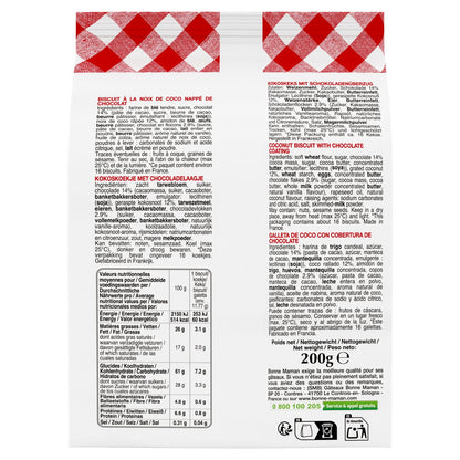 Biscuit Petits Carrés Chocolat Noix de Coco BONNE MAMAN