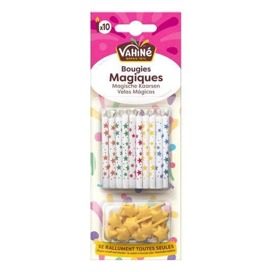 Bougies Magiques VAHINE le paquet de 10