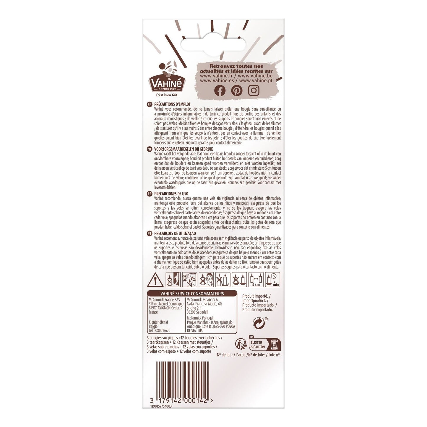 VAHINE Safari Candles