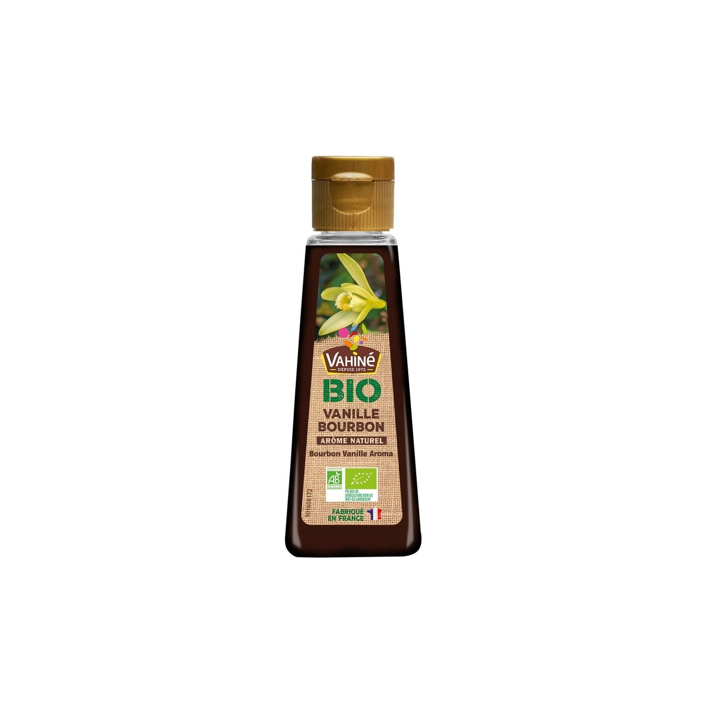 Vanille Bio Bourbon Arôme Bio VAHINE le flacon de 50mL