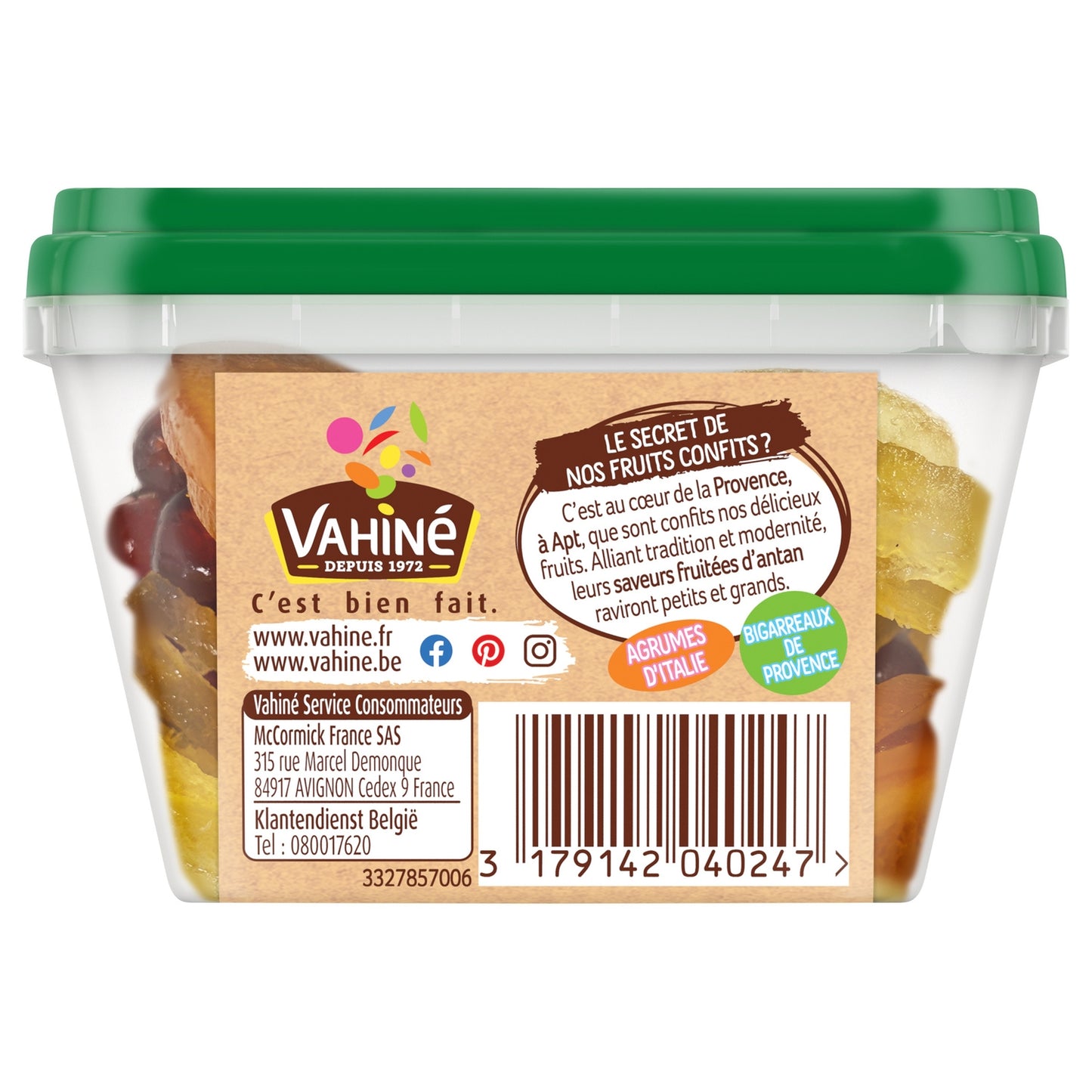 VAHINE Verschiedene kandierte Früchte