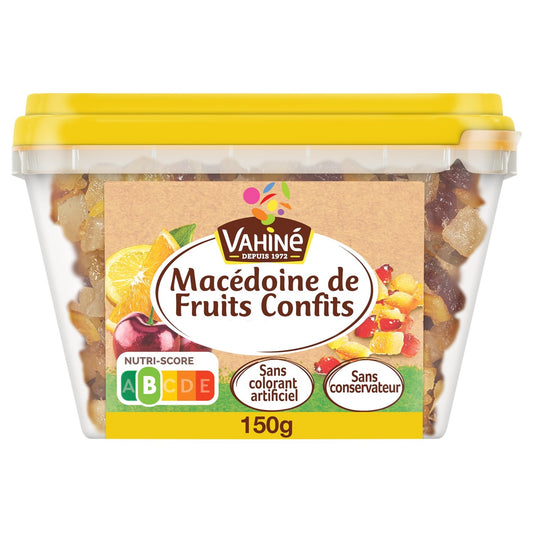 Fruits Confits Macédoine VAHINE la boite de 150 g
