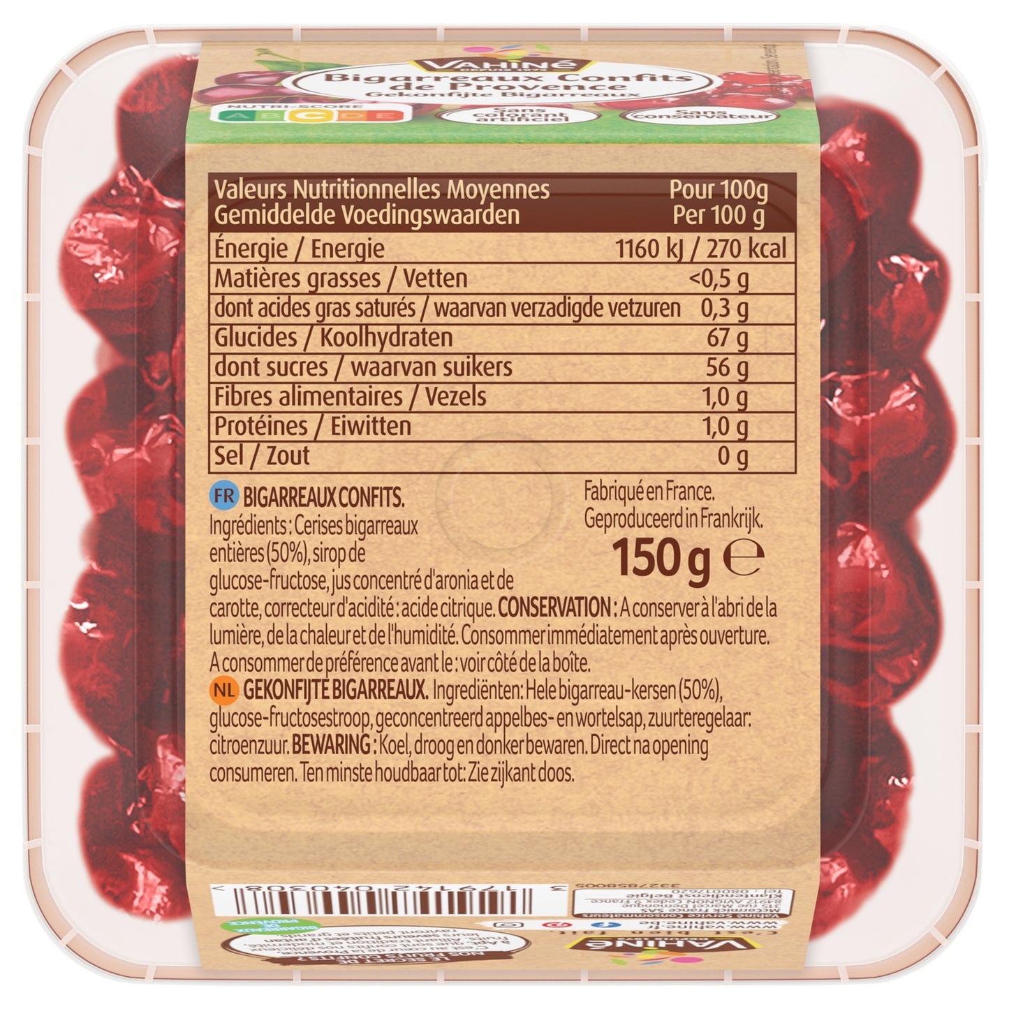 Candied Fruit Bigarreaux VAHINE