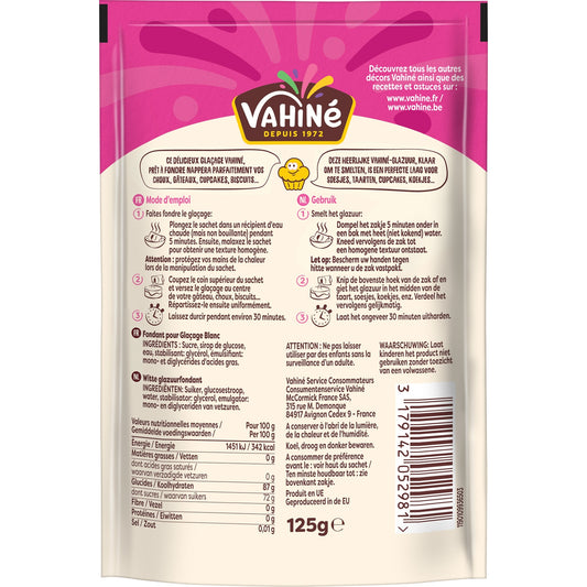 VAHINE White Sugar Icing