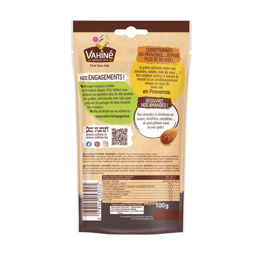 VAHINE Raw Powdered Almonds