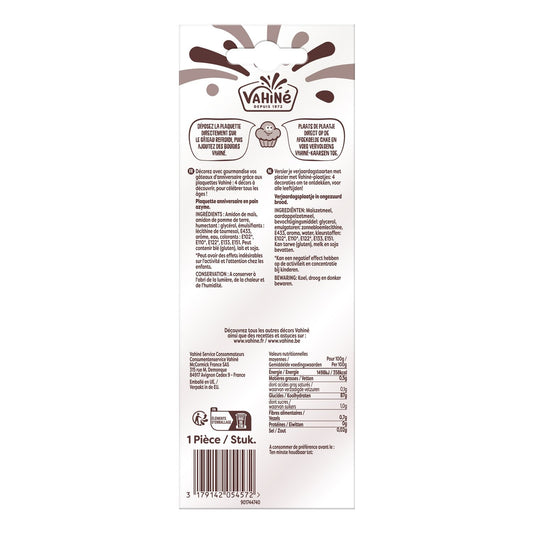 VAHINE Birthday Decoration Booklet