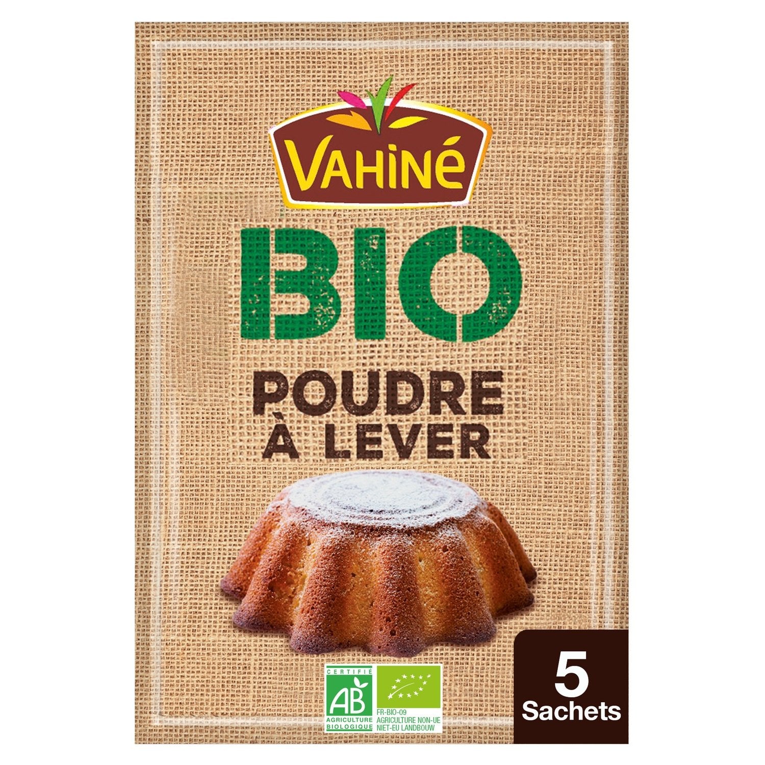 Poudre à Lever Bio VAHINE le sachet de 7g