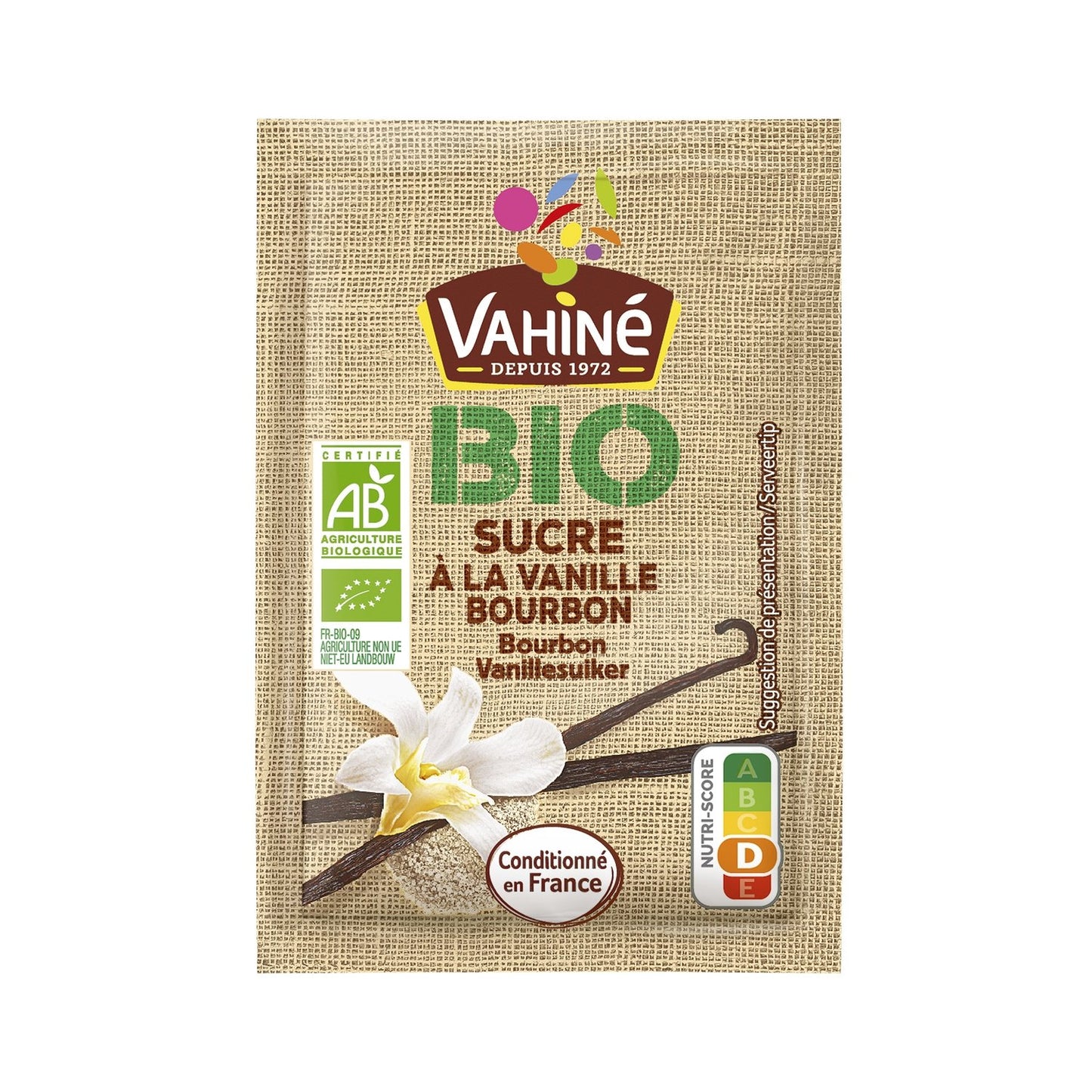 Sucre à la Vanille Bourbon Bio VAHINE